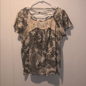 Xhiliration short sleeve blouse. Size XXL
